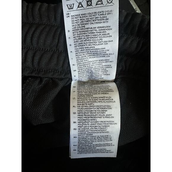 Adidas x KU Jayhawks Collegiate Pants Men's Size XL Black Woven Cargo Jogger - Picture 11 of 11